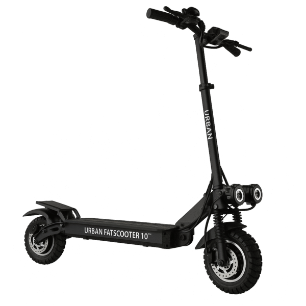 Urban Fatride 10" – El-scooter med bred däck & full dämpning